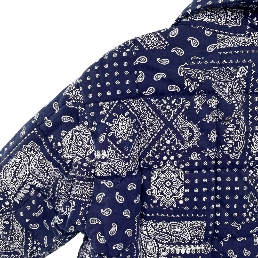Claudine Kids Blue Paisley Bandanna Jacket
